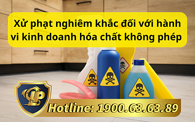 Xử phạt nghiêm khắc đối với hành vi kinh doanh hóa chất không phép